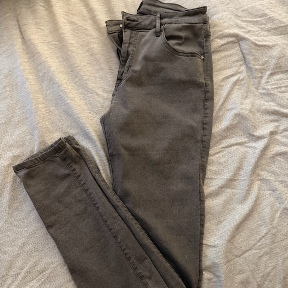 Alloy apparel power stretch gray jeans